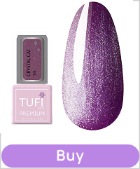 Gel polish TUFI profi PREMIUM Crystal Cat 14 Alexandrite 8 ml